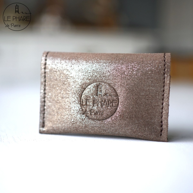 Porte-cartes en cuir