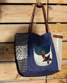 [Cb.21 10] Cabas lin doré et coton marine pochette cuir pailleté (6)_resultat (LPDP )