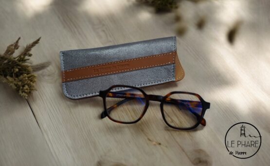 Etui à lunettes en cuir – Image 2